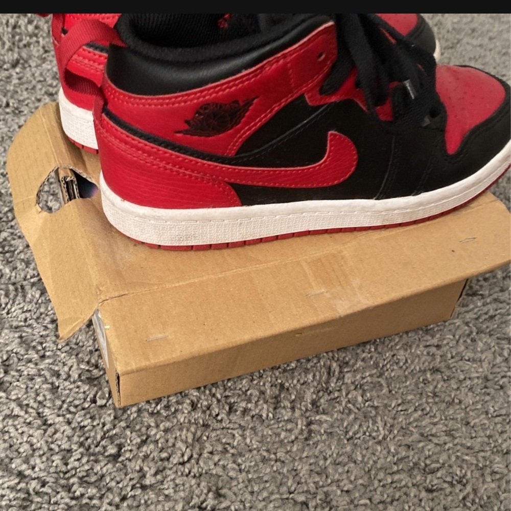 Red and black Nike’s